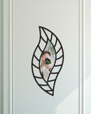 Leaf Shape Decorative Wall Mirror – MDF & Silver Mirror Acrylic
