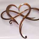 Metal Infinity Heart Art Love Wall Sign Hanging Decor for Living Room Home